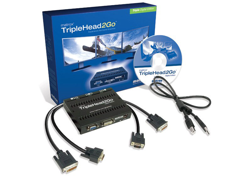 Matrox Triplehead2go Digital Edition Review Hardware Software
