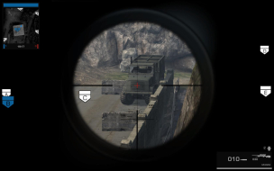 Sniper scope sight, 16:10 Uploaded by: Rose
