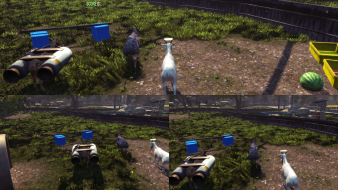 Three-Player Splitscreen, 16:9