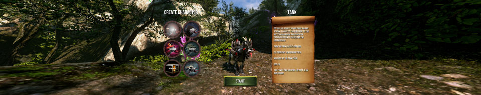 MMO Character Selection: fixed through console fov