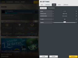 Video Settings (4:3)