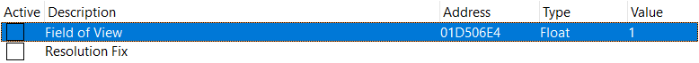 Aspect Ratio fix plus FOV adjustment in the cheat engine table. Uploaded by: Rose