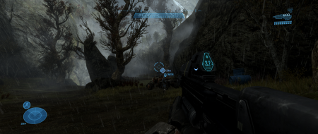 In-game 21:9 Screenshot showing HUD set to Edge