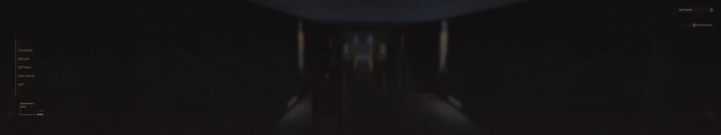 Spanning of the UI at the pause menu screen Uploaded by: Rose