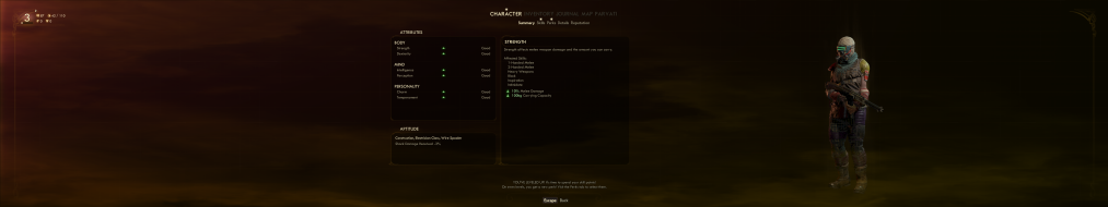 Menu screens mostly centered