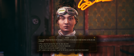 Dialogue at 21:9 using Rose's mod