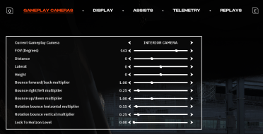The FOV and camera options