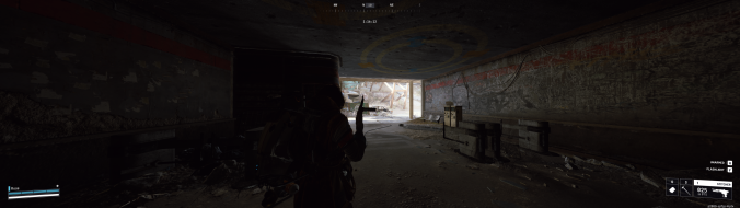HUD set to Stretched in 32:9