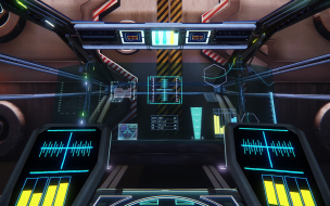 Constellation cockpit view